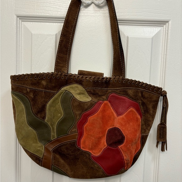 Coach genuine suede bag. - Picture 2 of 6